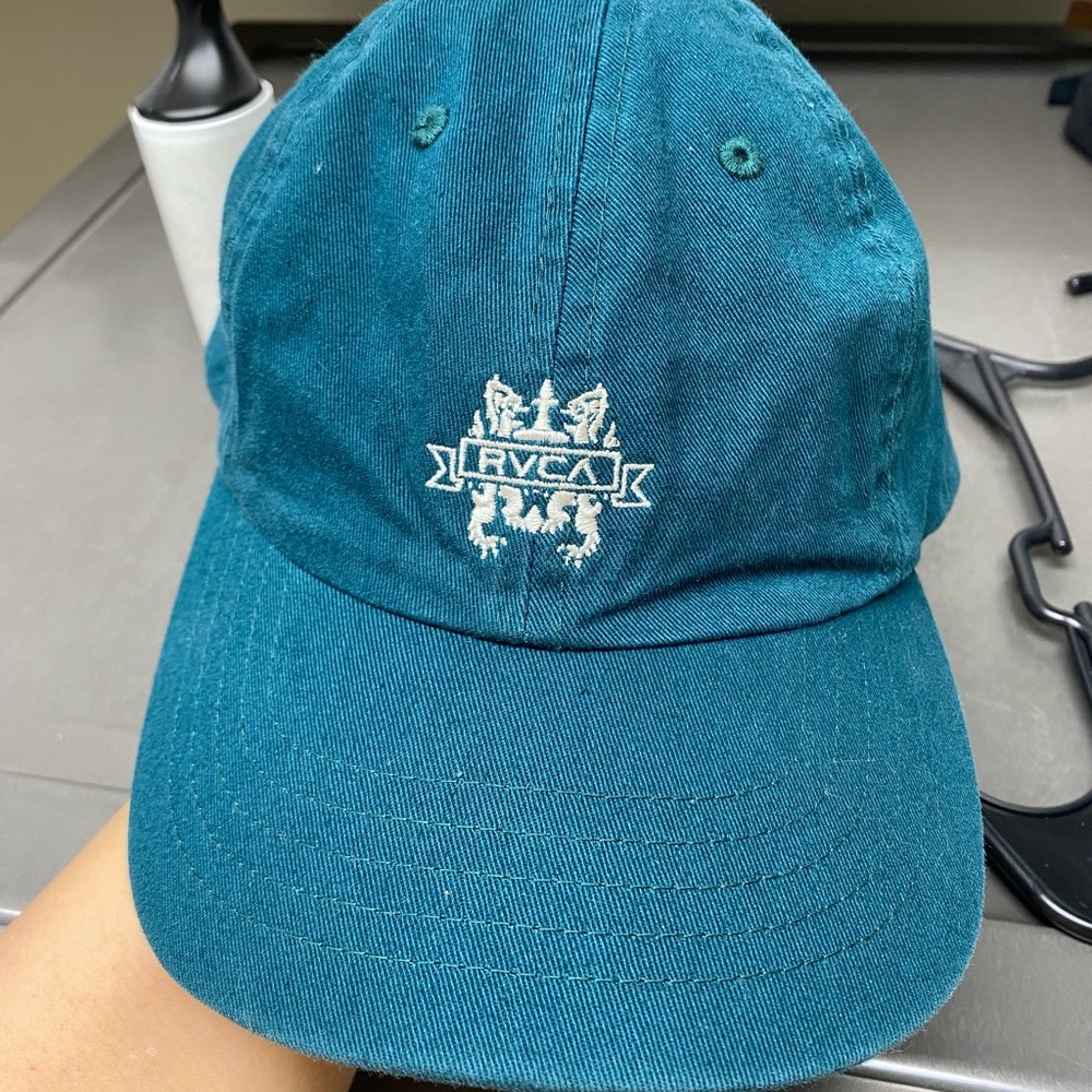 Rvca blue adjustable dad hat